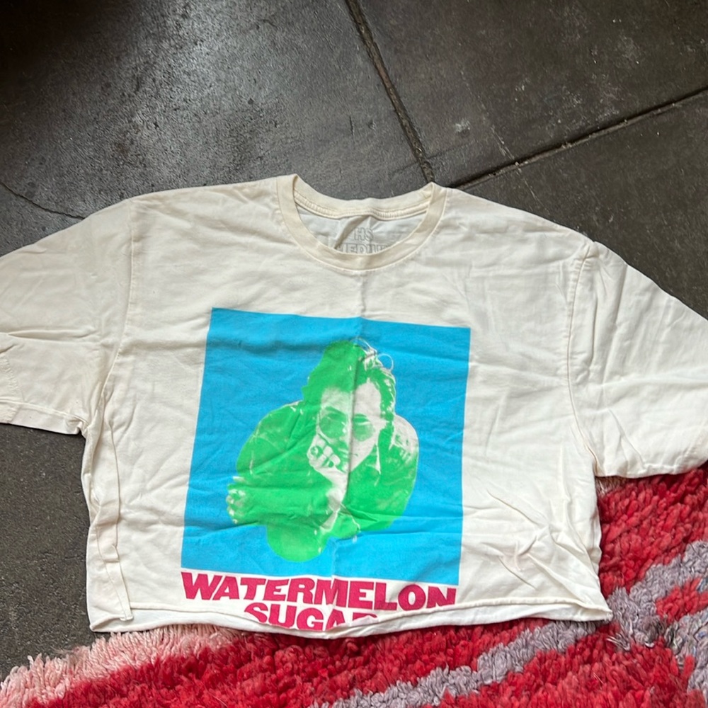 Harry Styles Watermelon Sugar cut off t-shirt